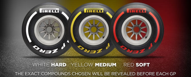 Pirelli tendrá solo tres colores en los compuestos de neumáticos desde 2019 