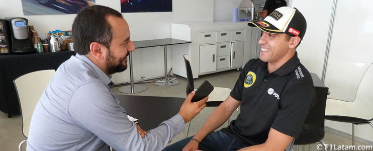 Entrevista exclusiva con Pastor Maldonado en el Gran Premio de Brasil 2015
