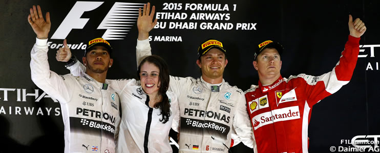 Sexto triunfo de Rosberg en el cierre de la Temporada 2015 - Reporte Carrera - GP de Abu Dhabi 