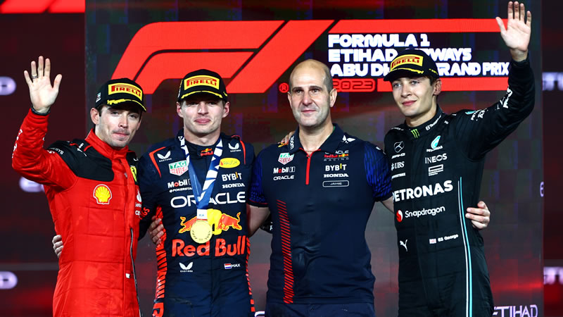 Verstappen cierra la aplastante temporada 2023 en lo más alto - Reporte Carrera - GP de Abu Dhabi 