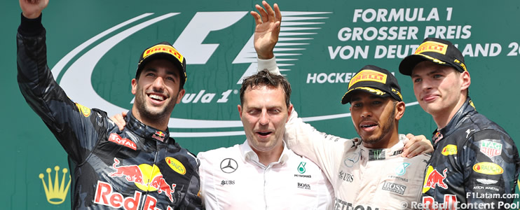Victoria de Lewis Hamilton y jornada complicada para Nico Rosberg - Reporte Carrera - GP de Alemania