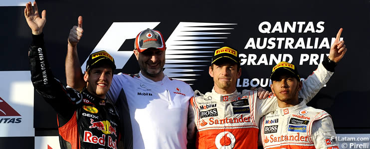 Jenson Button logra la victoria en el Albert Park - Reporte Carrera - GP de Australia