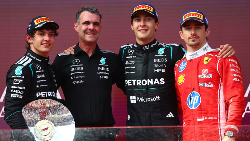 Russell gana y Antonelli completa el doblete para Mercedes - Reporte Carrera - GP de Australia