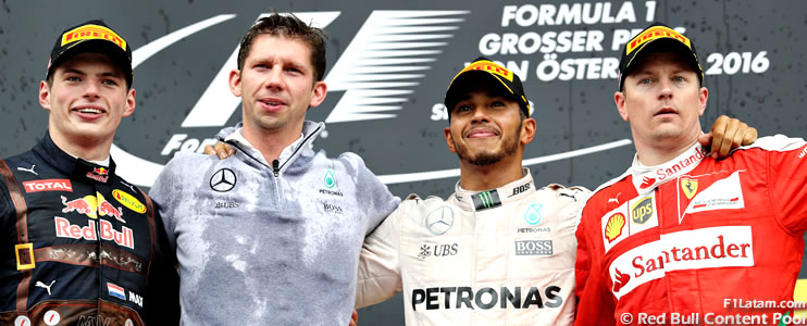 Hamilton se lleva la victoria tras nuevo incidente con Rosberg - Reporte Carrera - GP de Austria