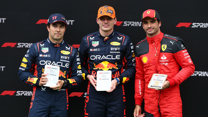 Verstappen da una paliza en el Red Bull Ring - Reporte Sprint - GP de Austria 