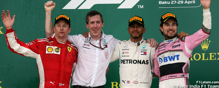 Lewis Hamilton ganó en el caos de Baku - Reporte Carrera - GP de Azerbaiyán