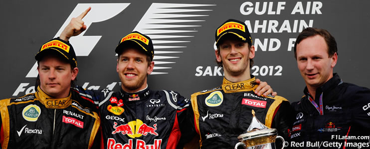 Sebastian Vettel derrota a los Lotus en el desierto - Reporte Carrera - GP de Bahrein  