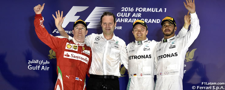El alemán Nico Rosberg se impone de nuevo y ratifica su liderato - Reporte Carrera - GP de Bahrein

