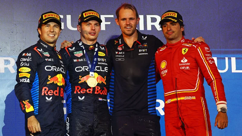 Contundente victoria de Verstappen y doblete de Red Bull con 'Checo' Pérez - Reporte Carrera - GP de Bahrein