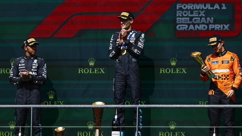 OFICIAL: Russell es descalificado del GP de Bélgica y la victoria pasa a manos de Hamilton