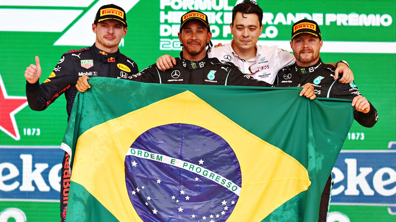 Hamilton brilla y los derrota a todos en Interlagos - Reporte Carrera - GP de Brasil