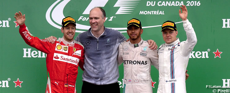Hamilton gana de nuevo y se acerca a Rosberg por el campeonato - Reporte Carrera - GP de Canadá 