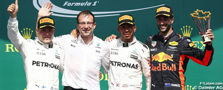 Hamilton gana contundentemente, doblete de Mercedes y leve traspié de Vettel - Reporte Carrera - GP de Canadá
 
