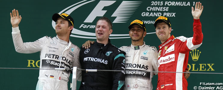 Lewis Hamilton regresa a lo más alto del podio - Reporte Carrera - GP de China
