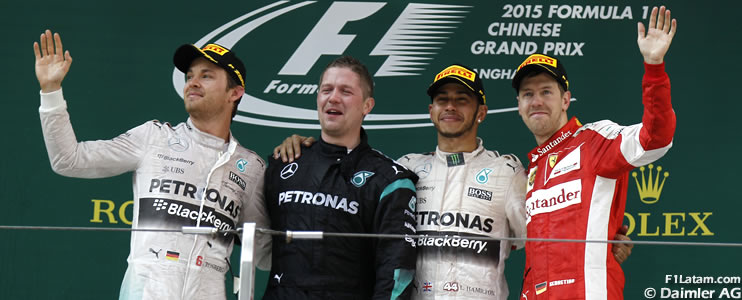 Lewis Hamilton regresa a lo más alto del podio - Reporte Carrera - GP de China
 
