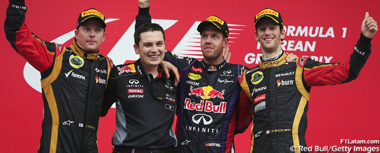 Sebastian Vettel se impone tras caótica competencia - Reporte Carrera - GP de Corea
