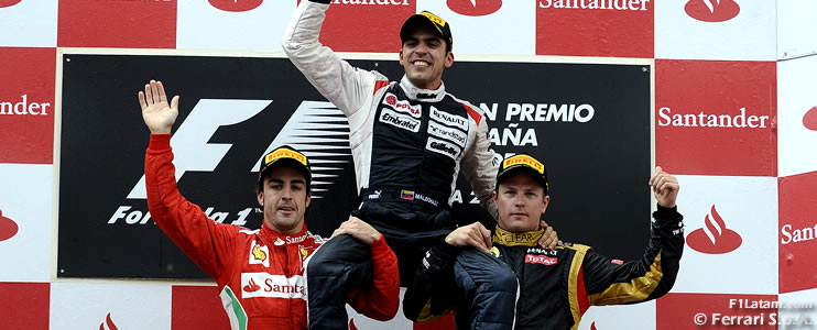 Histórica primera victoria de Pastor Maldonado en la Fórmula 1 - Reporte Carrera - GP de España