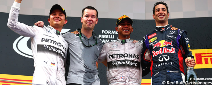 Apretada victoria de Lewis Hamilton sobre Nico Rosberg - Reporte Carrera - GP de España  