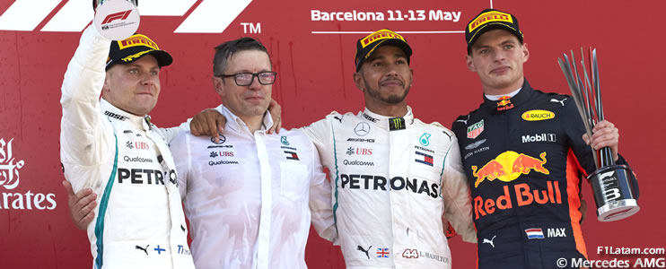 Lewis Hamilton dominó a su antojo en Barcelona - Reporte Carrera - GP de España 