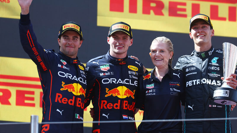 Verstappen gana y es nuevo líder junto a Red Bull. Podio para Checo y retiro de Leclerc - Reporte Carrera - GP de España 