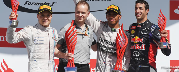 Victoria de Hamilton y se acerca a Rosberg en el campeonato - Reporte Carrera - GP de Gran Bretaña 