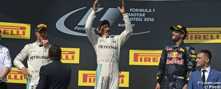 Hamilton logra la victoria y el liderato del campeonato - Reporte Carrera - GP de Hungría