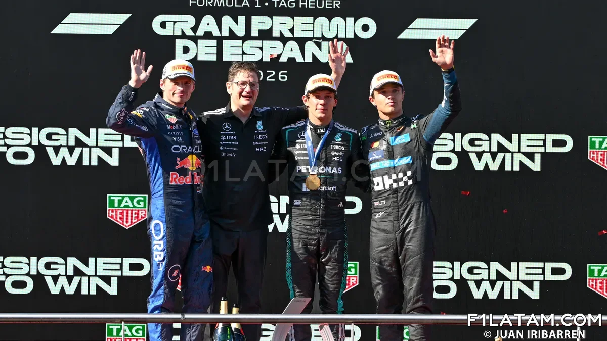Antonelli se convierte en el primer ganador en el Circuito de Madring - Reporte Carrera - GP de España