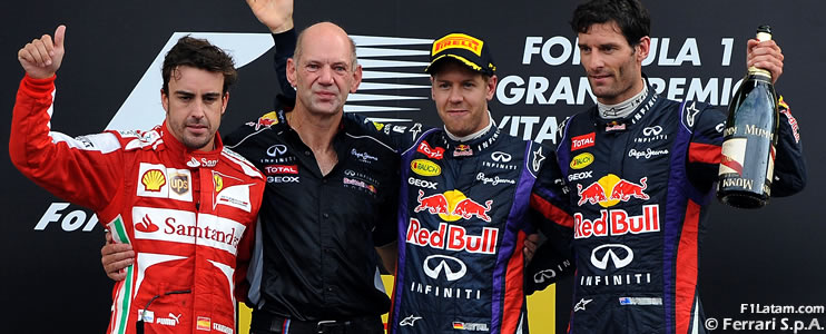 Vettel le da el triunfo a Red Bull en casa de Ferrari - Reporte Carrera - GP de Italia