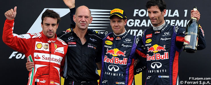 Vettel le da el triunfo a Red Bull en casa de Ferrari - Reporte Carrera - GP de Italia 