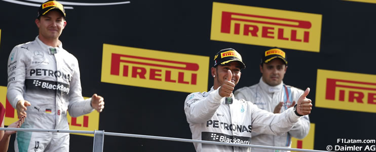 Victoria de Hamilton le brinda un enorme impulso anímico - Reporte Carrera - GP de Italia - Mercedes 