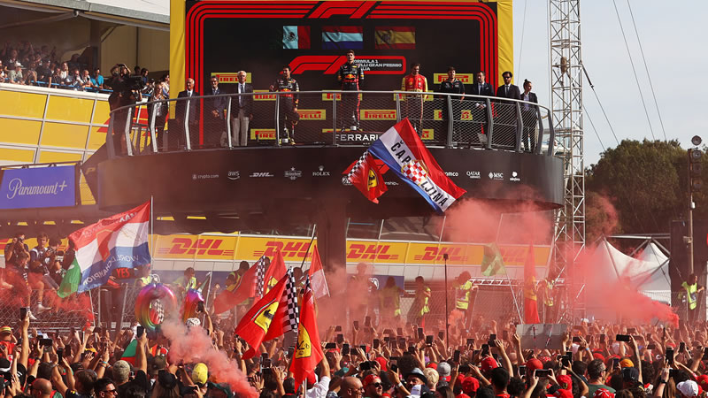 Verstappen y Pérez vencen a los Ferrari en su casa - Reporte Carrera - GP de Italia 