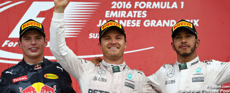 Rosberg logró la victoria en Suzuka y Mercedes conquistó el tricampeonato - Reporte Carrera - GP de Japón