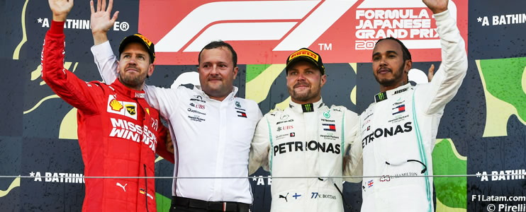 Bottas gana en Suzuka y Mercedes logra sexto título de constructores - Reporte Carrera - GP de Japón