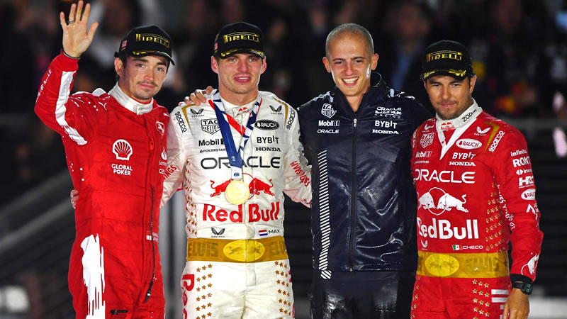 Verstappen se recupera y gana. Pérez obtiene el subcampeonato - Reporte Carrera - GP de Las Vegas 