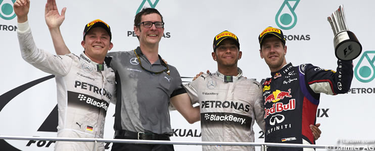 Hamilton logra la segunda victoria de Mercedes en la temporada - Reporte Carrera - GP de Malasia 