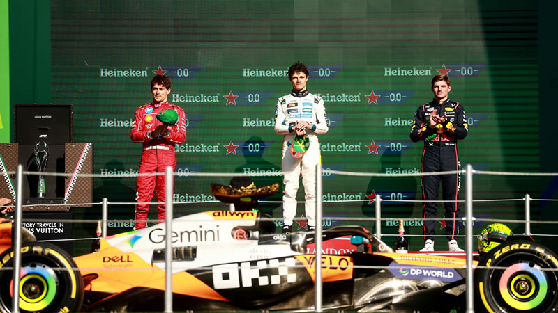 Norris da una paliza en el Hermanos Rodríguez y es el nuevo líder del campeonato - GP de México