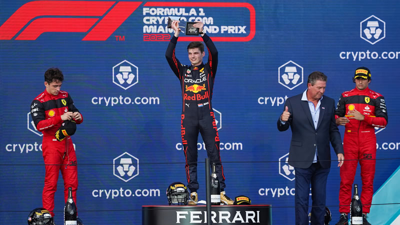 Verstappen le gana el duelo a Leclerc - Reporte Carrera - GP de Miami 