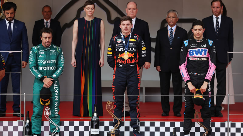 Verstappen gana tras manejo impecable en seco y lluvia - Reporte Carrera - GP de Mónaco 