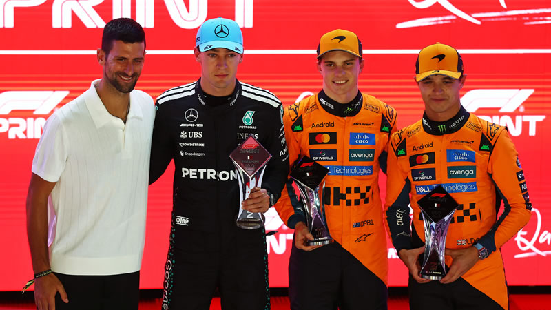 Piastri domina en Lusail y retoma confianza en un momento clave - Reporte Sprint - GP de Qatar
