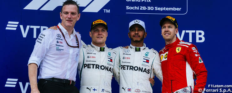 Lánguida victoria de Lewis Hamilton en Sochi - Reporte Carrera - GP de Rusia