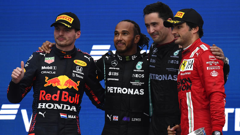 Hamilton logra victoria 100 en F1. Verstappen minimiza daños - Reporte Carrera - GP de Rusia