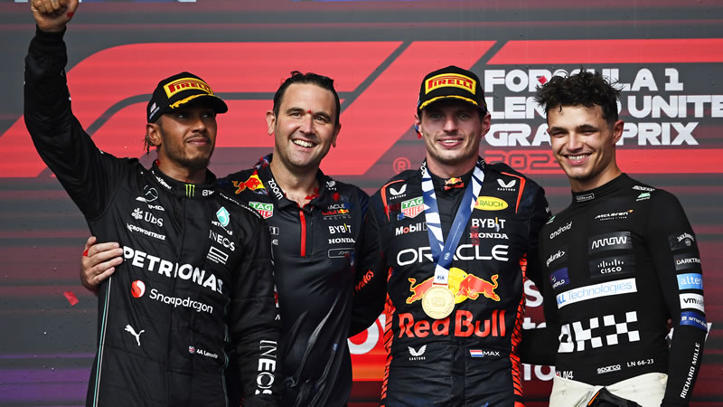 Verstappen gana y Hamilton se acerca con actualizaciones de Mercedes - Reporte Carrera - GP de Estados Unidos 