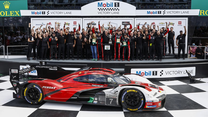 Porsche y Penske hacen historia con tercera victoria consecutiva en las 24 Horas de Daytona