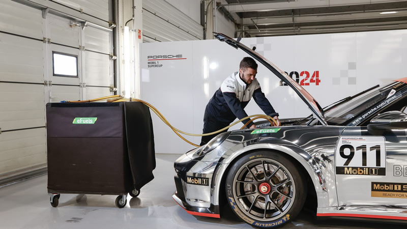 La Porsche Mobil 1 Supercup comienza a utilizar e-fuel en la temporada 2024