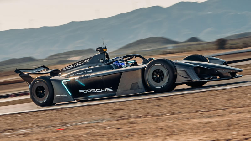 Porsche tiene en fase de pruebas al nuevo GEN4 de Fórmula E de 816 HP