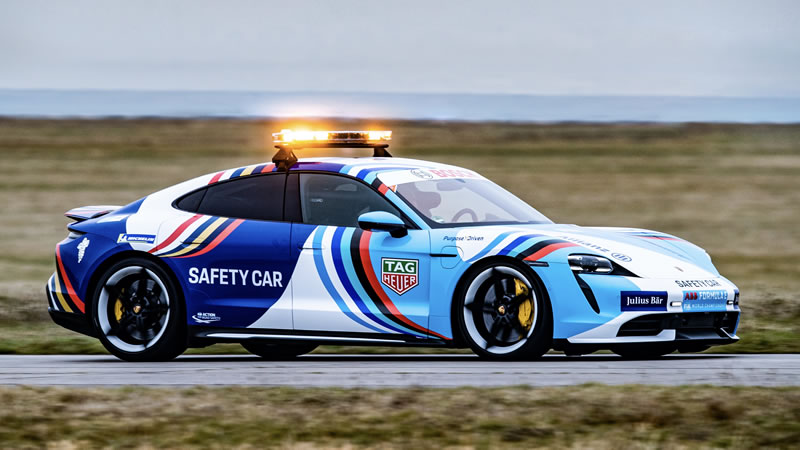 El Campeonato Mundial de FIA Fórmula E cuenta con un nuevo Safety Car: el Porsche Taycan