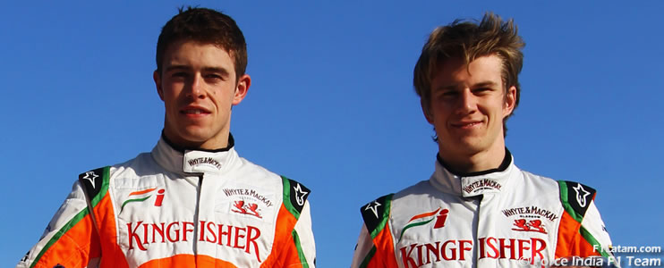 Oficial: Force India anuncia a Di Resta y Hülkenberg como sus pilotos para 2012. Sutil queda fuera 