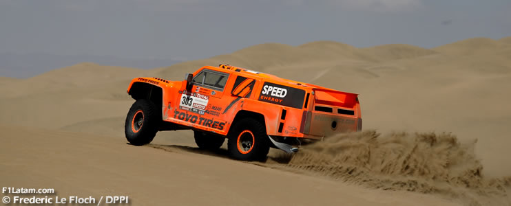 Victoria de etapa para Robby Gordon en Nasca. En motos el duelo sigue al rojo vivo - Rally Dakar (Día 12) 