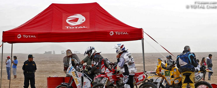 TOTAL Chile vuelve a consolidarse como el encargado logístico de combustible para el Dakar 2013
 