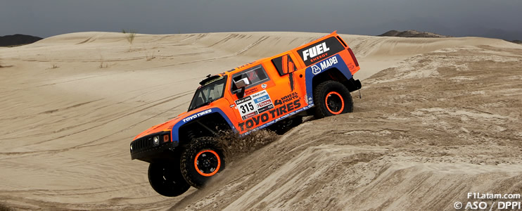 Interrupción favorece victoria de etapa para Robby Gordon - Rally Dakar 2013 - Resumen Día 11